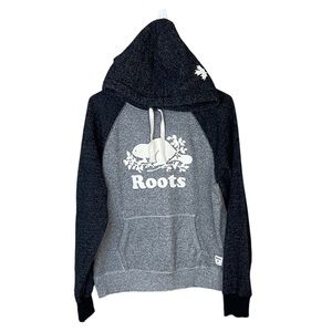 ROOTS Canada Kanga Two Toned Grey Hoodie